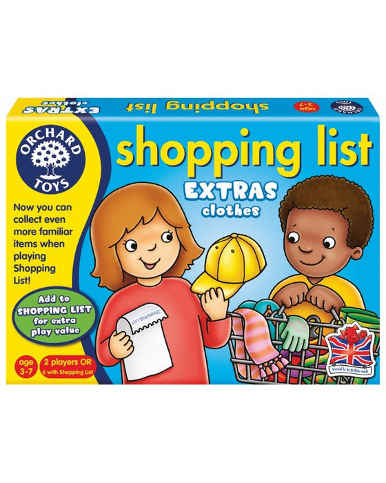 Orchard Game Shopping List Booster Pack Clothes
