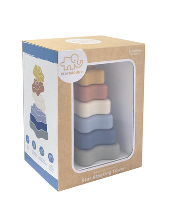 Silicone Star Stacking Tower