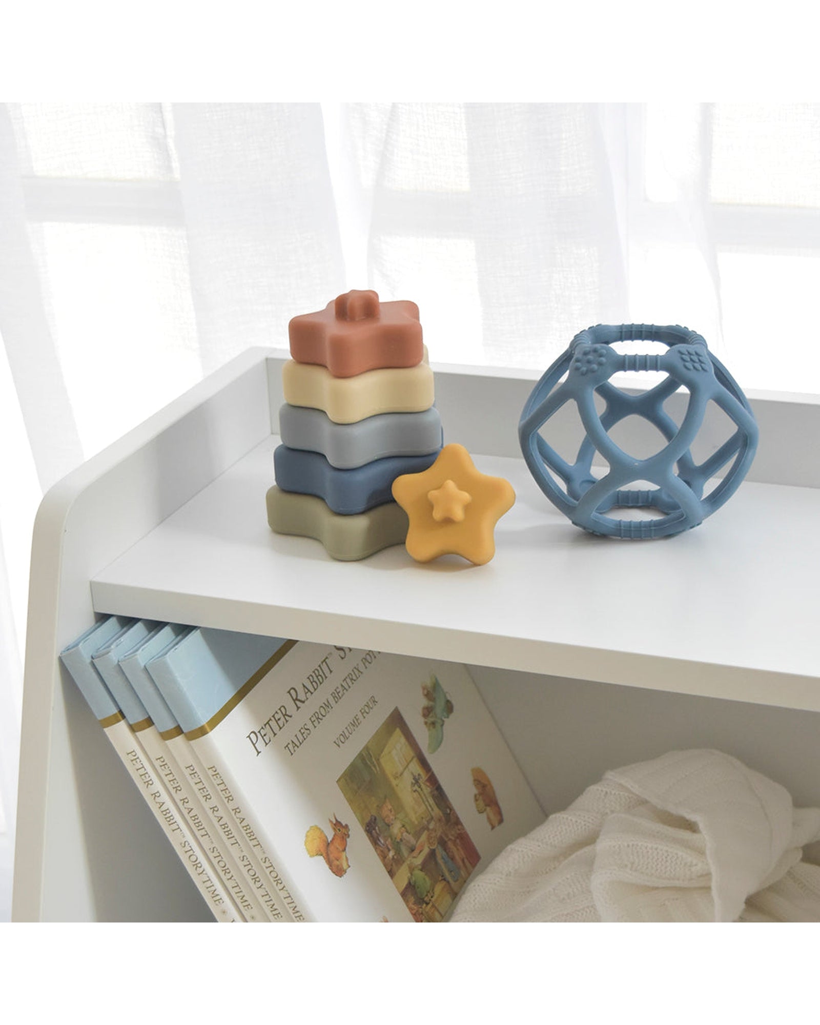 Silicone Star Stacking Tower