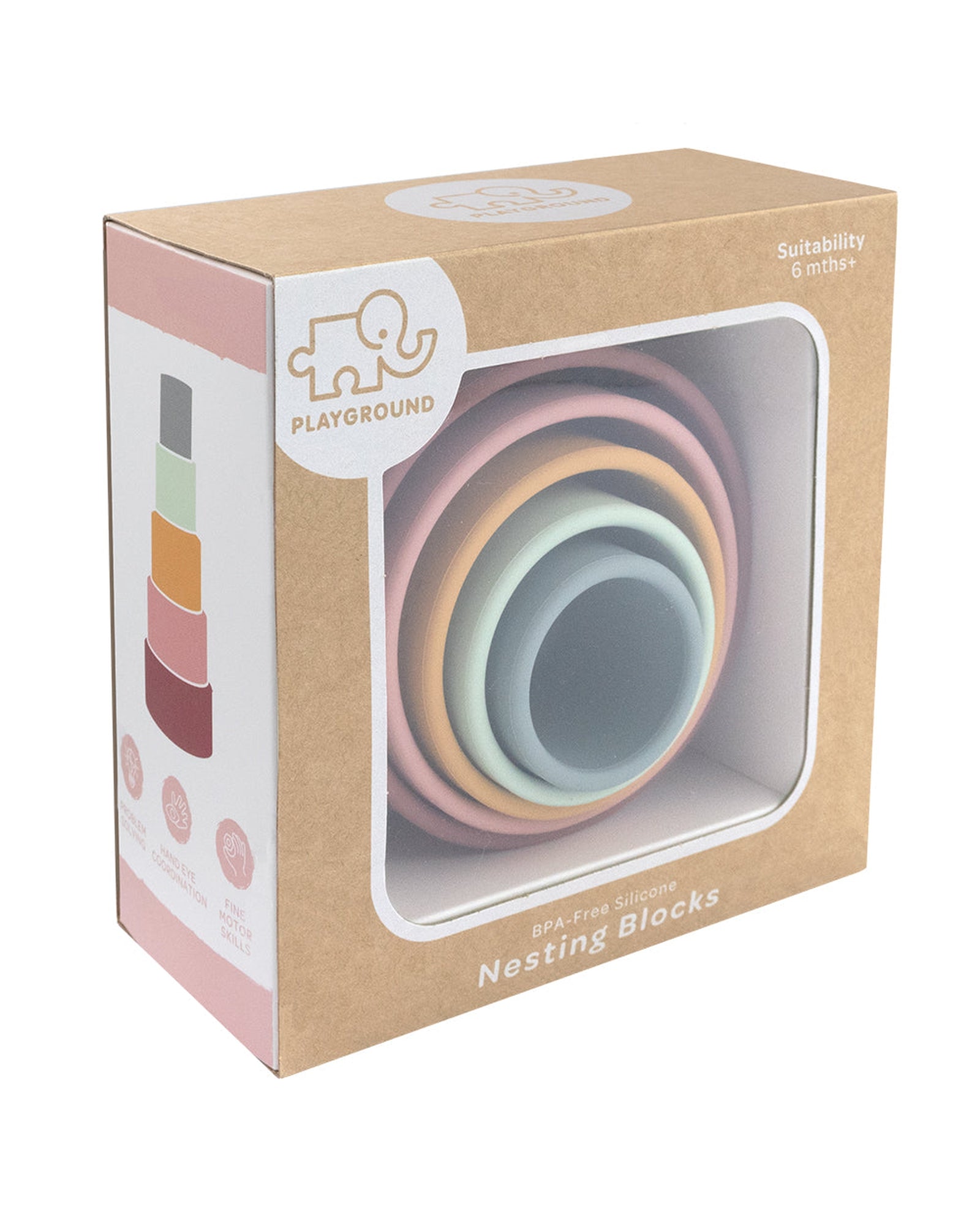 Silicone Nesting Blocks Multi