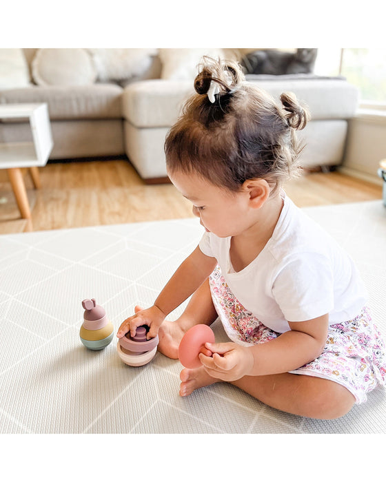Silicone Pear Stacking Puzzle