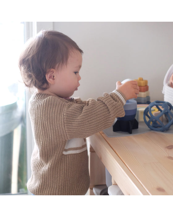 Silicone Rocket Stacking Puzzle