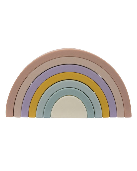 Silicone Rainbow Puzzle Rose