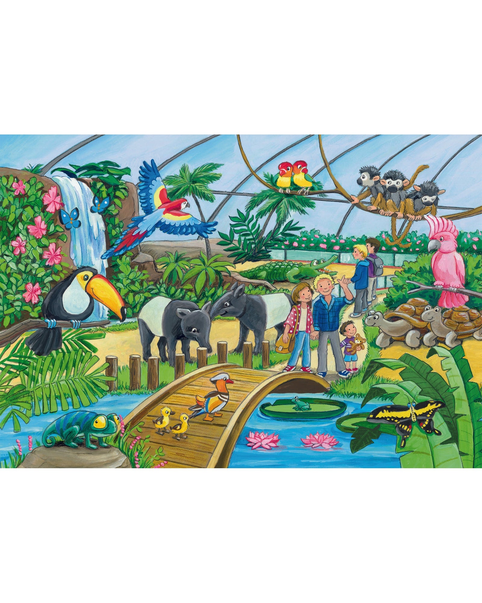 Ravensburger Welcome To The Zoo Puzzle 2X24 Piece