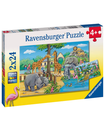 Ravensburger Welcome To The Zoo Puzzle 2X24 Piece