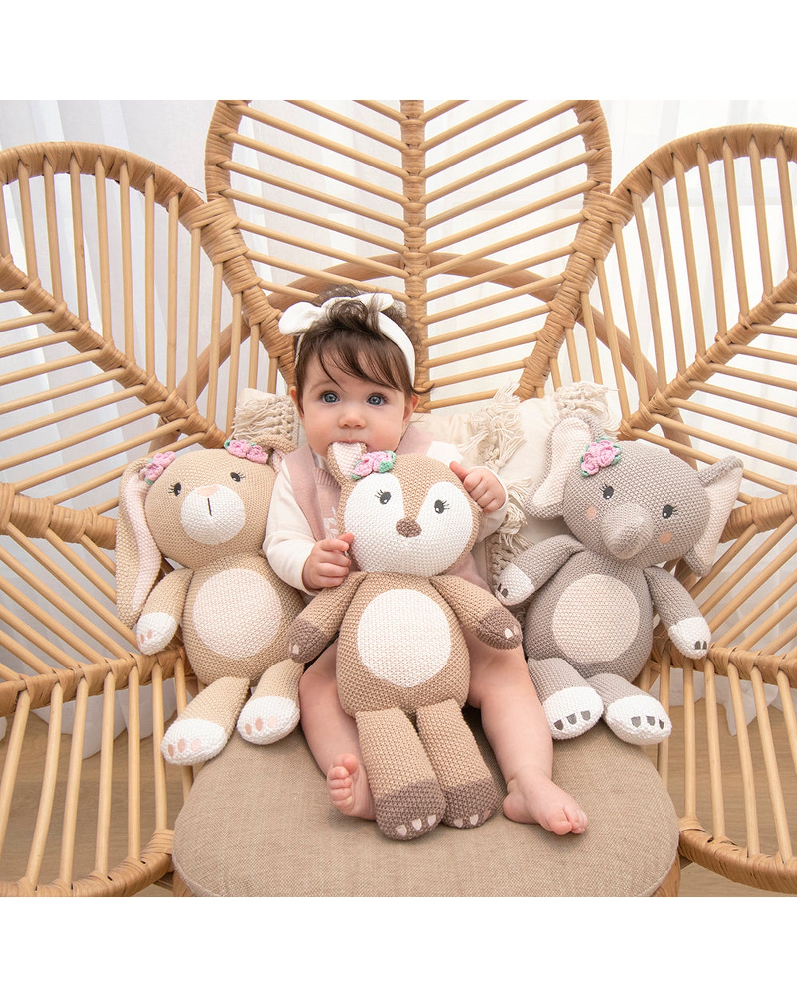 Knitted Toy Ava the Fawn