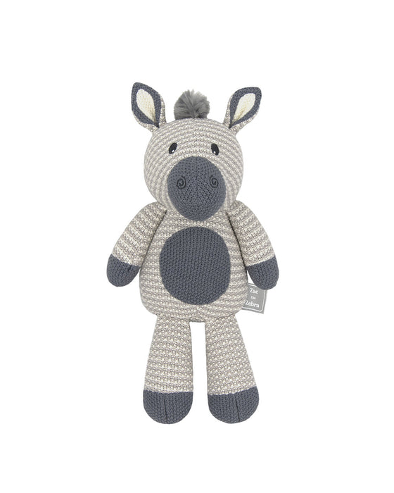 Knitted Toy Zac the Zebra