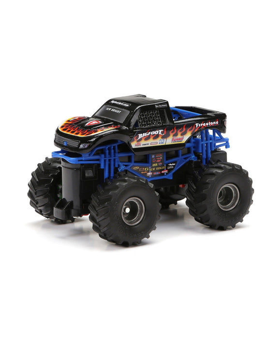 New Bright 143 RC BIGFOOT AND HOTWHEELS RACING