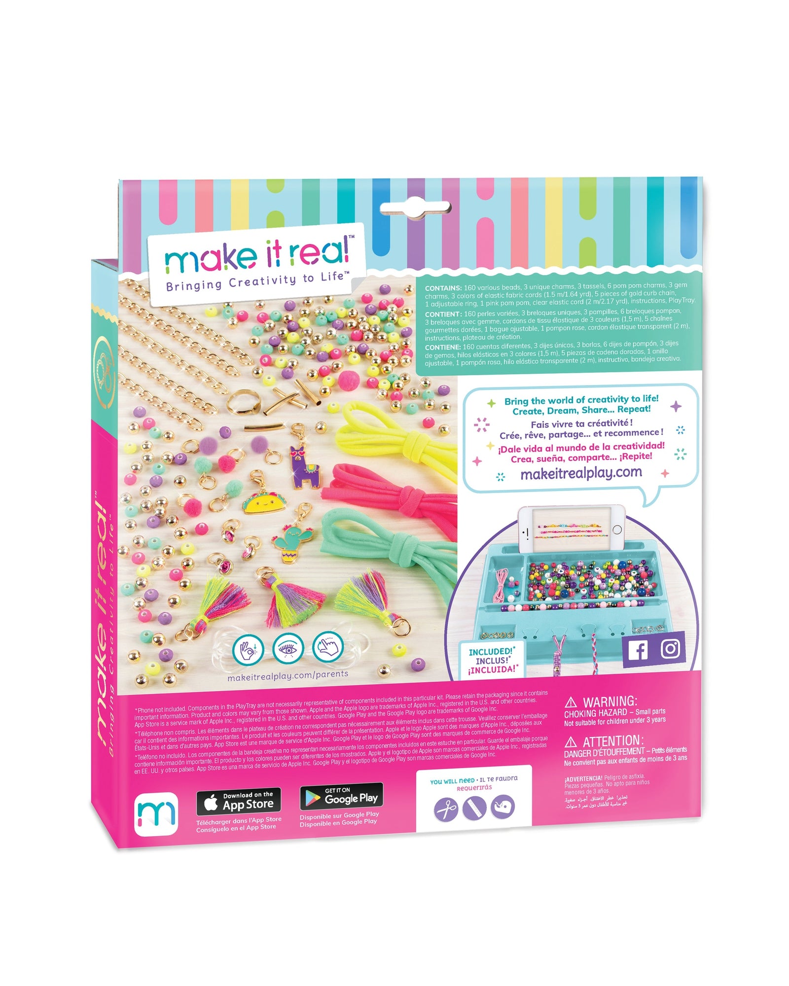 Make It Real Neo Brite Chains Charms