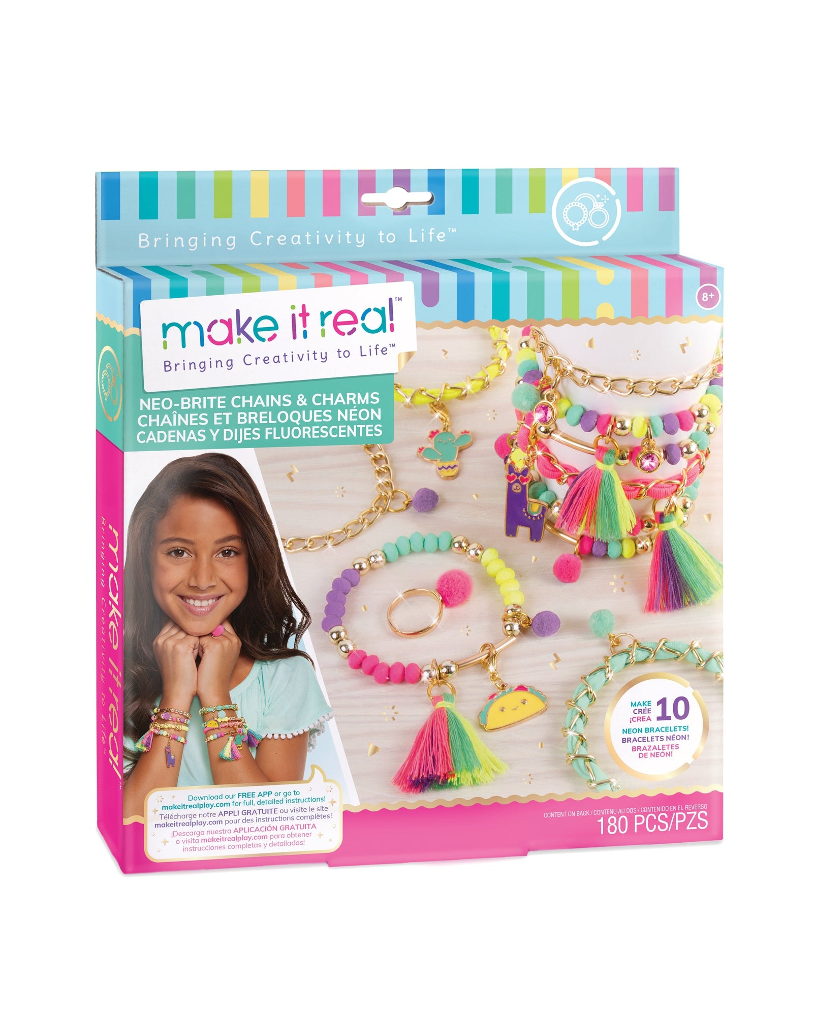 Make It Real Neo Brite Chains Charms
