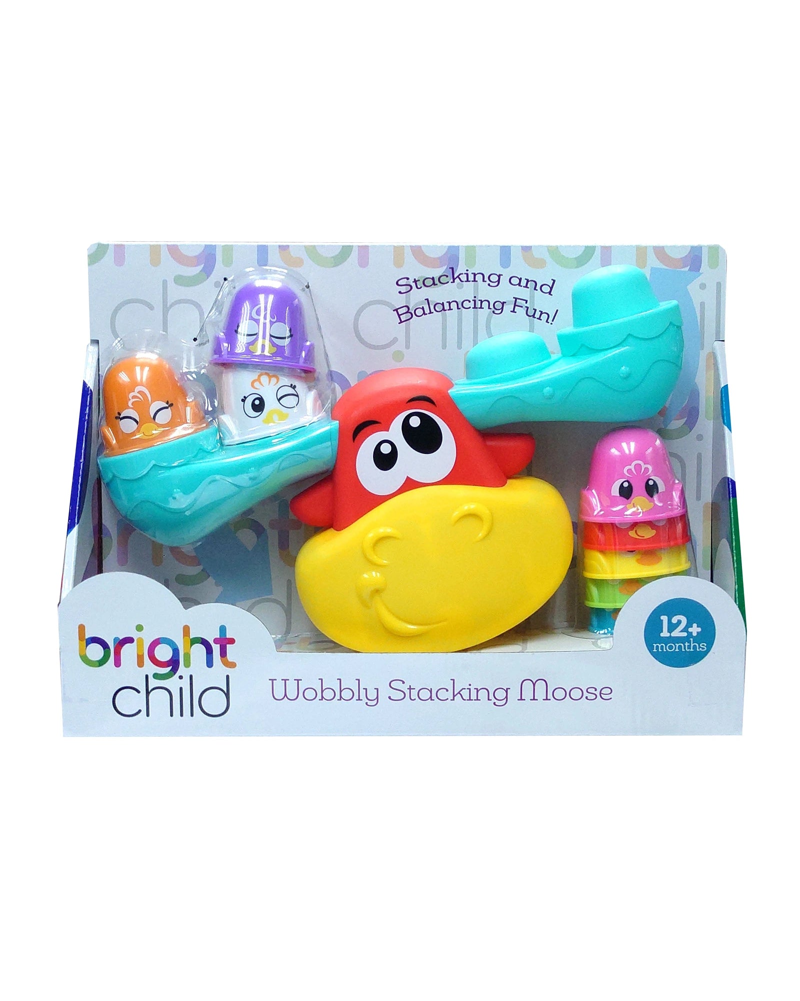 Bright Child Wobbly Stacking Moose