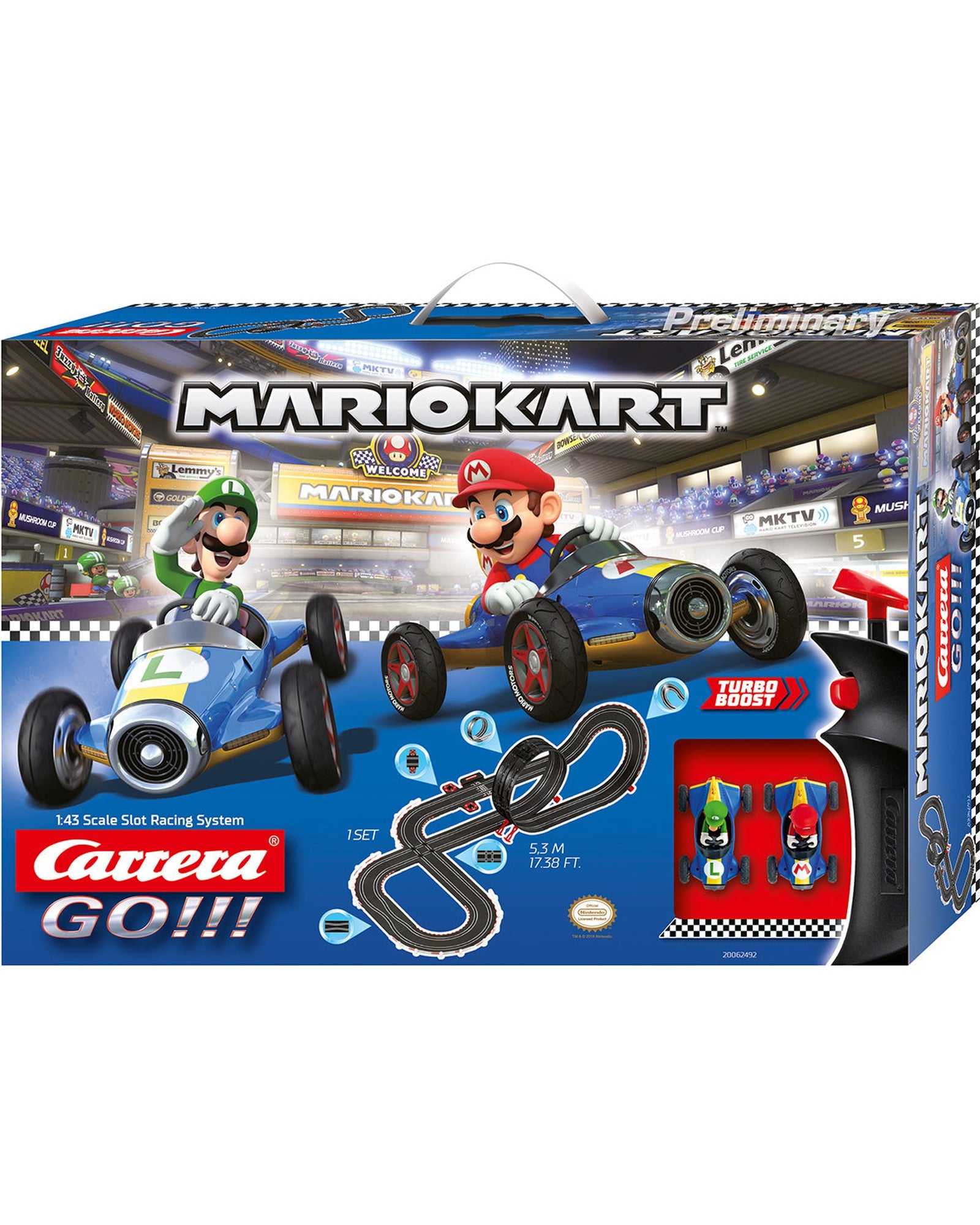 Carrera GO Nintendo Mario Kart Mach 8 5.3m Track — Kidstuff