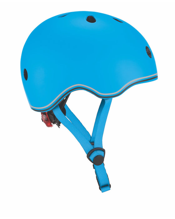 Globber Helmet Go Up Lights Sky Blue XSS