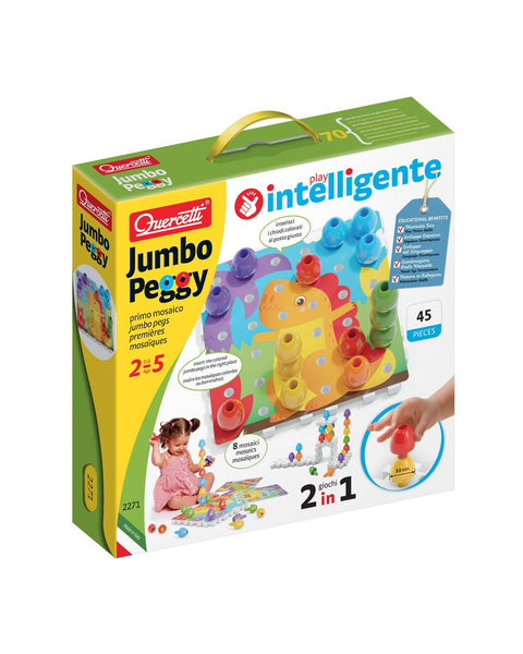 Quercetti Jumbo Peggy 45 pieces – Kidstuff - Main Image