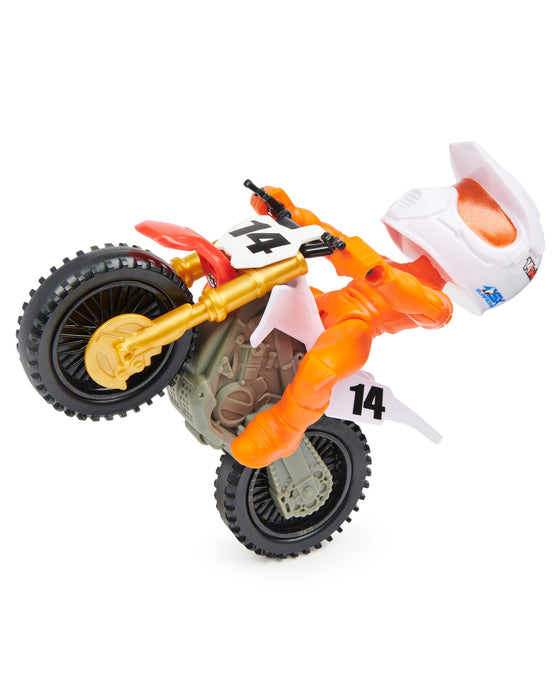 Supercross Race Wheelie Feature Motorcycle Assorted Kidstuff
