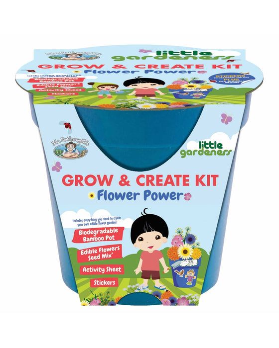 Little Gardeners Grow Pot Flower Power