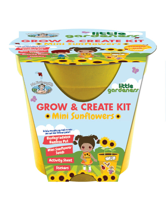 Little Gardeners Grow Pot Mini Sunflower