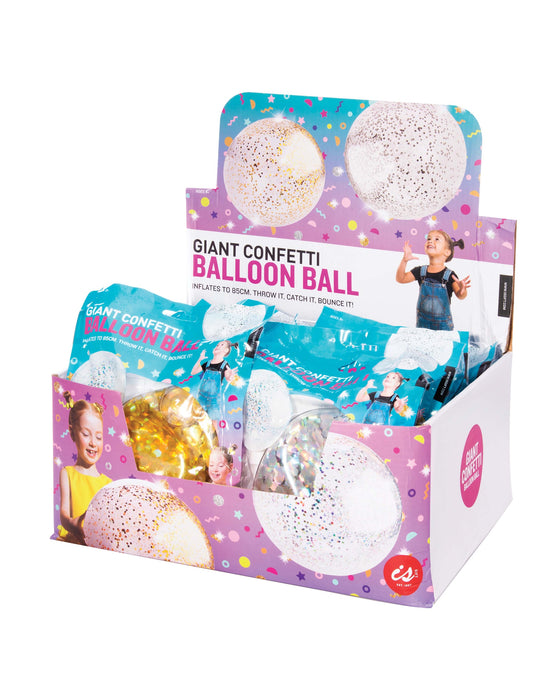 Giant Confetti Balloon Ball - Assorted