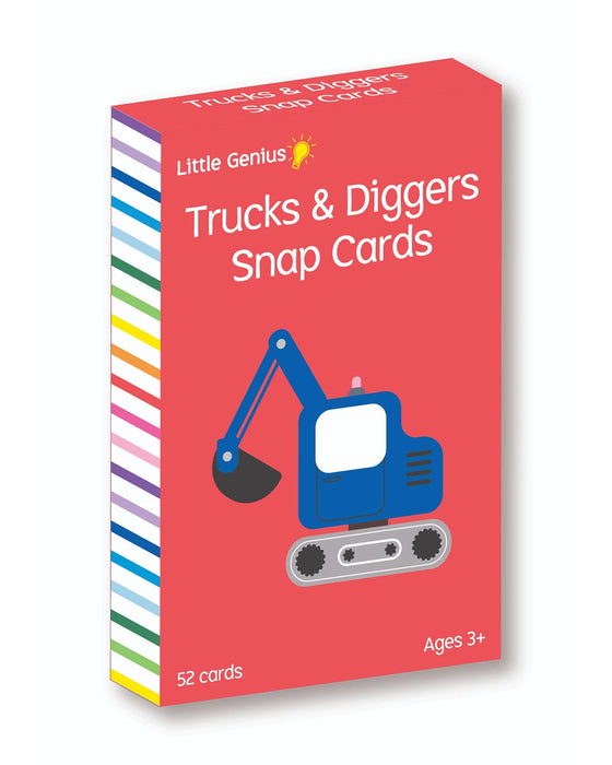 Little Genius Vol 2 Snap Cards Trucks and Diggers