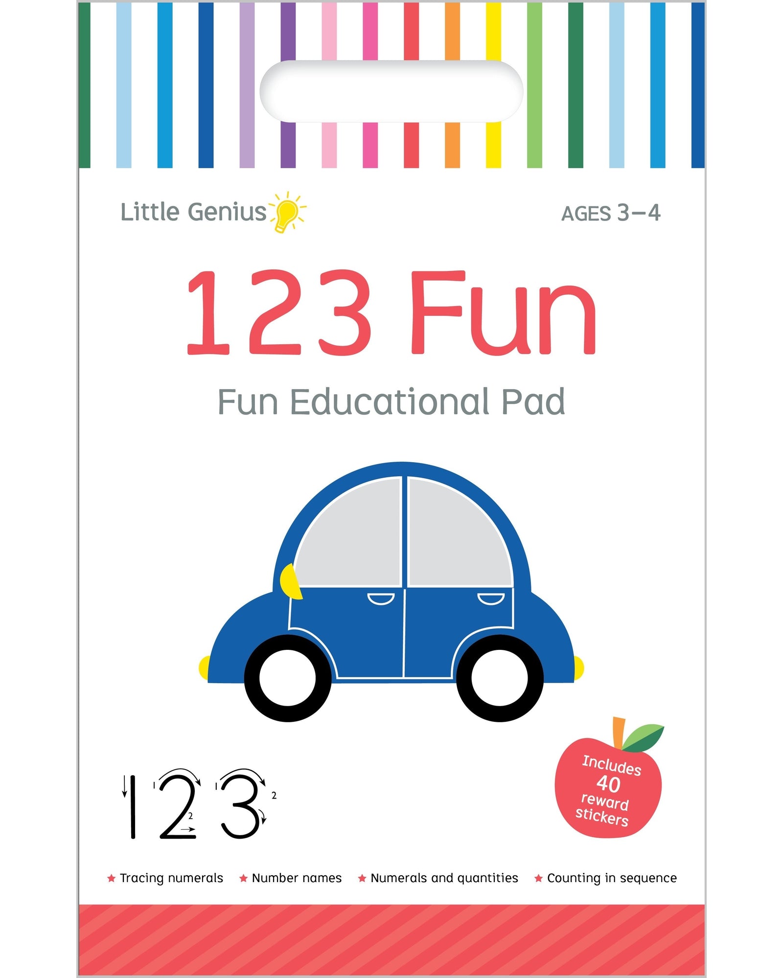 Little Genius Vol 2 Small Activity Pad 123 Fun