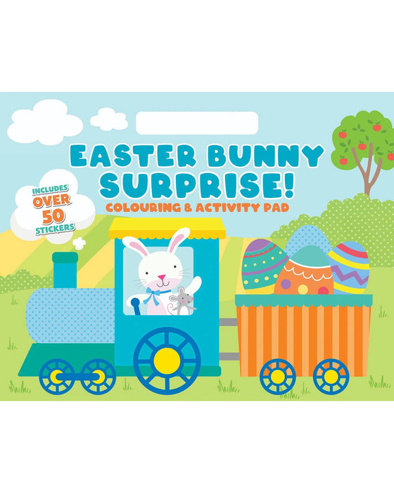 Easter Bunny Surprise Colouring and Painting Activity Book