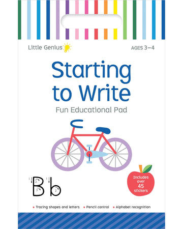 Little Genius Vol 2 Small Activity Pad Starting to Write