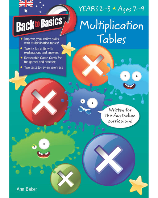 ABC Reading Eggs Blakes Back to Basics Multiplication Tables Book 1 Years 2-3