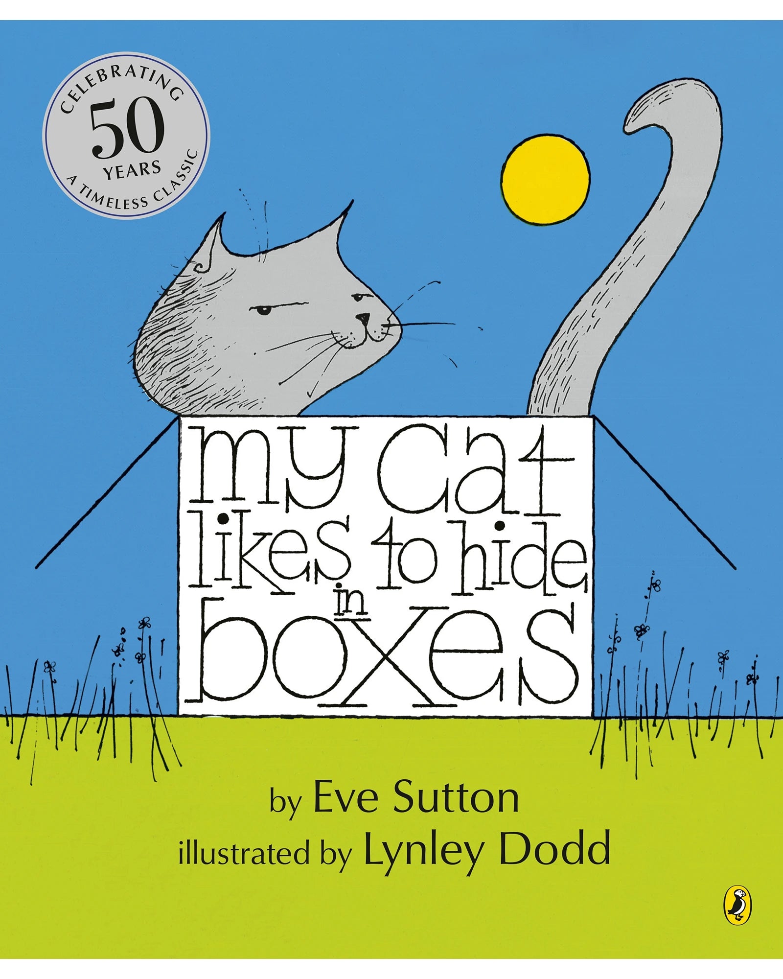 My Cat Likes to Hide In Boxes Hardback Book