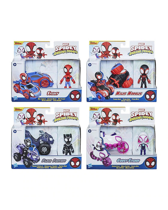 Spidey and His Amazing Friends Vehicle And Figure - Assorted
