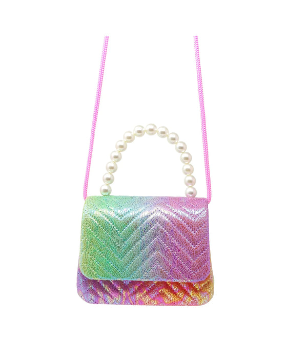 Pink Poppy Unicorn Dreamer Quilted Rainbow Handbag