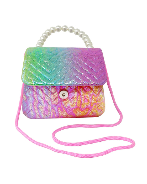 Pink Poppy Unicorn Dreamer Quilted Rainbow Handbag