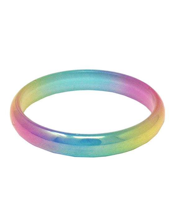 Pink Poppy Bangle Pastel Iridescent Multi Colored