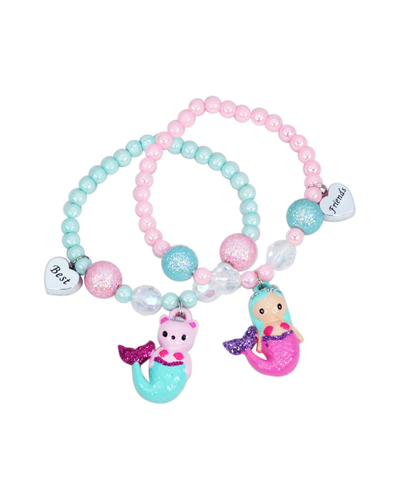 Pink Poppy Bracelet Mermaid Best Friends