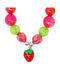 Pink Poppy Bracelet Strawberry Charm