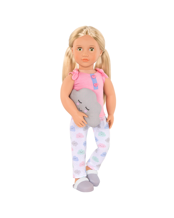 Our Generation Outfit Cloudy Cuddles PJ and Pillow