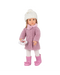 Our Generation Deluxe Sherpa Coat with Knitted Pompom Hat Outfit
