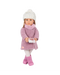 OG Deluxe Sherpa Coat W Knitted Pompom Hat Outfit - Kidstuff