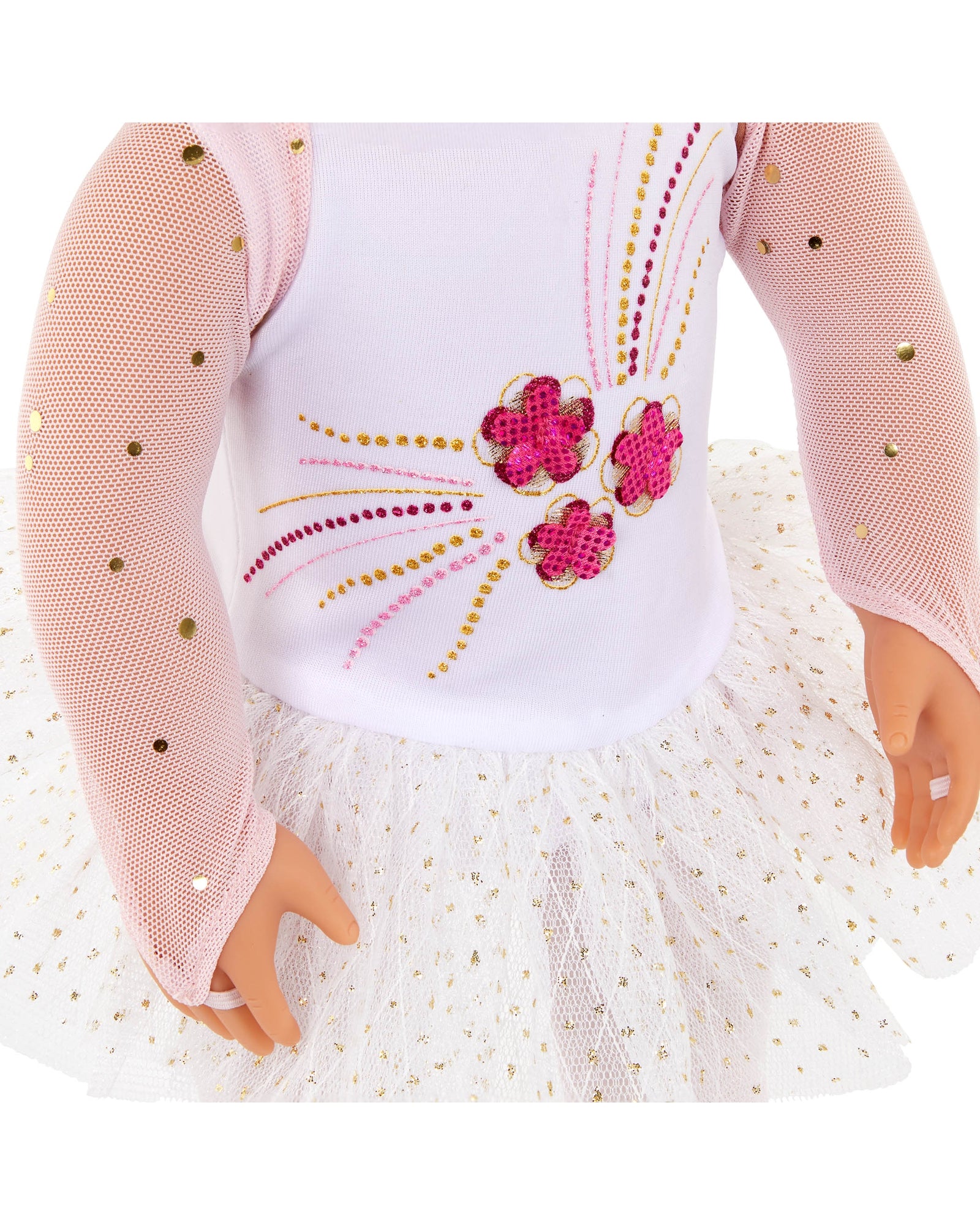 Our Generation Deluxe White Dress Outfit