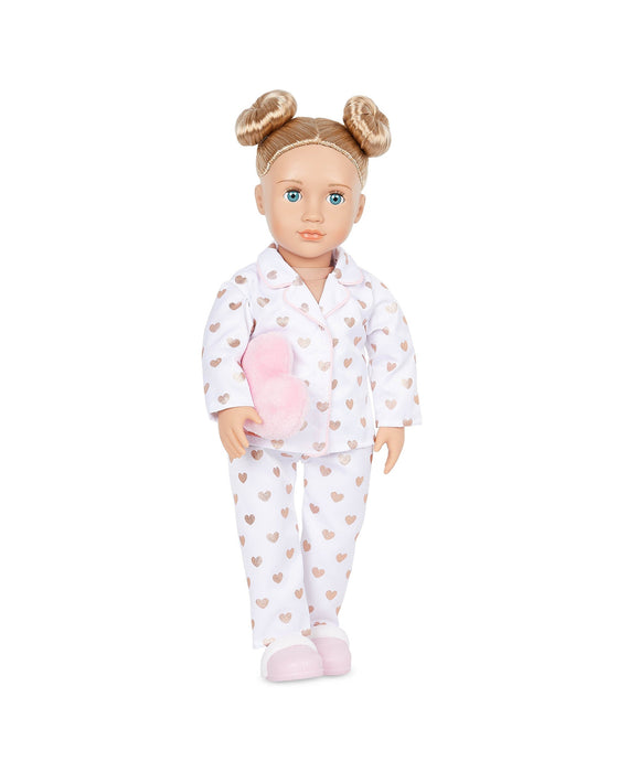 Our Generation Doll with Pajama Outfit and Penguin Serenity Blonde