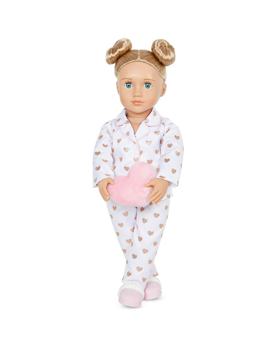 Our Generation Doll with Pajama Outfit and Penguin Serenity Blonde