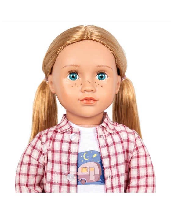 Our Generation Deluxe Camper Doll W Book Shannon