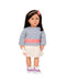 Our Generation Doll with Pink Pleated Skirt Mei