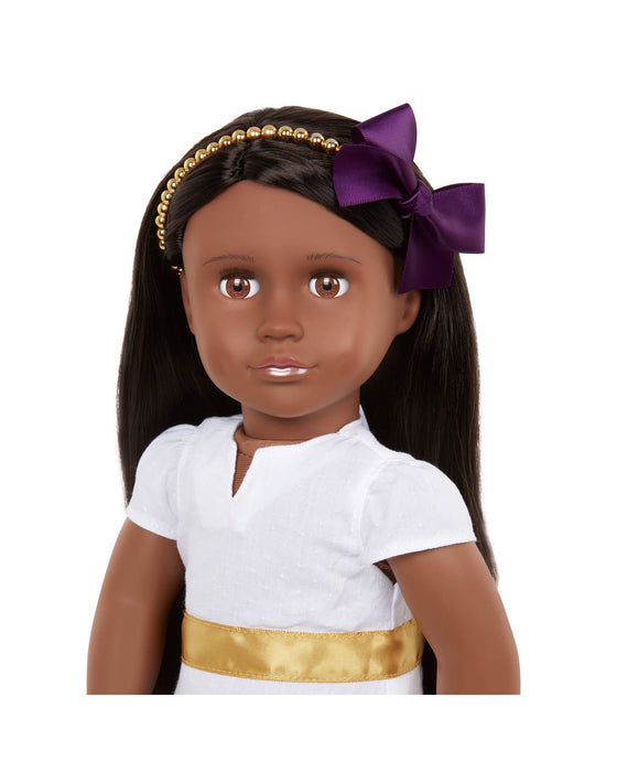 Our Generation Doll with Tunic and Beaded Headband Visala