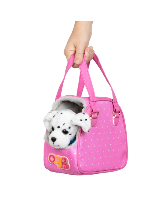 Our Generation 6 Inch Dalmatian Pup with Bag and Accessories