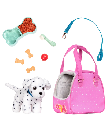 Our Generation 6 Inch Dalmatian Pup with Bag and Accessories