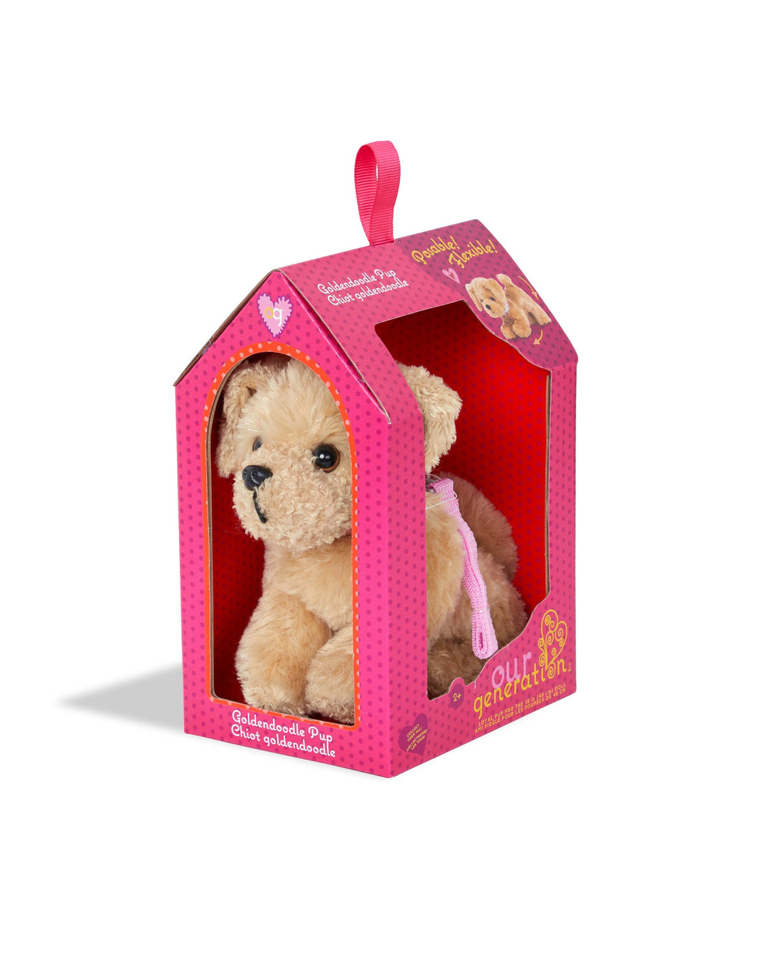 6 Inch Poseable Goldendoodle Pup