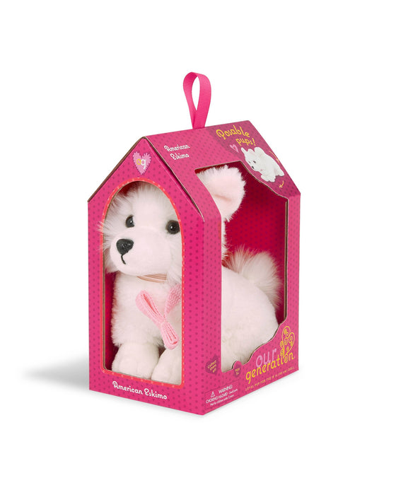 Our Generation 6 Inch Poseable American Eskimo Pup