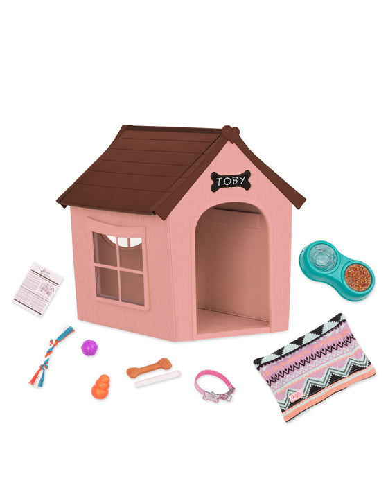 Our Generation Deluxe Dog House Set