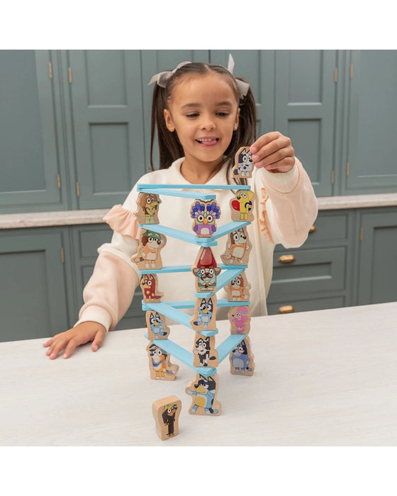Bluey Wooden Stacking Game — Kidstuff