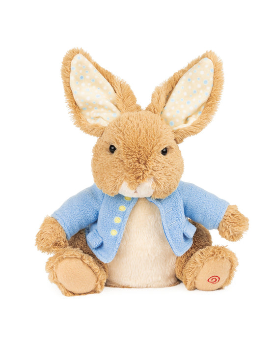 Animated Peter Rabbit Peek A Ears Plush